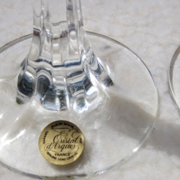 Pair of Cristal d'Arques Candle Holders - Picture 2 of 9